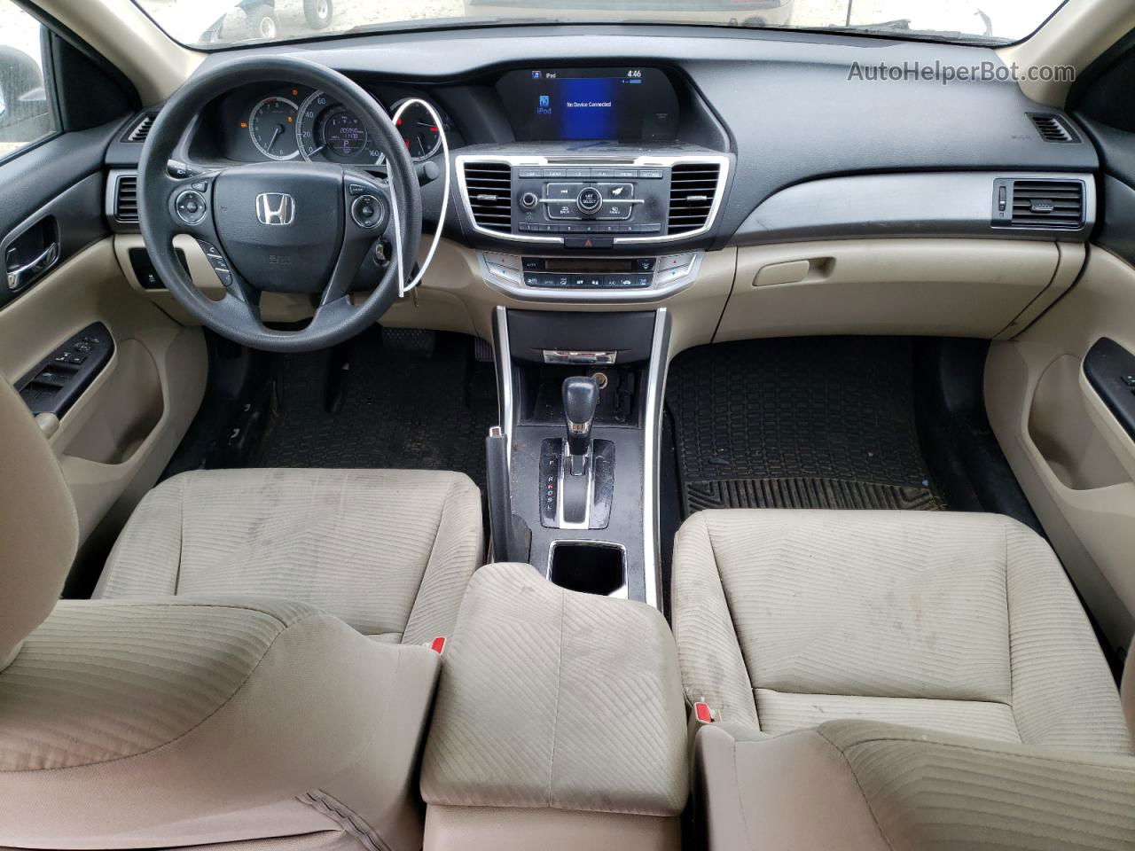 2015 Honda Accord Lx Белый vin: 1HGCR2F3XFA143459