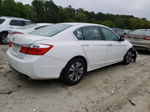 2015 Honda Accord Lx White vin: 1HGCR2F3XFA143459