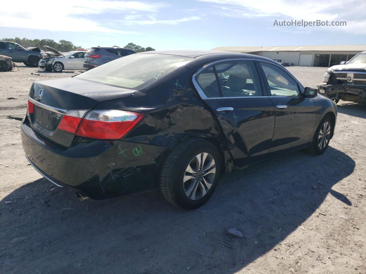 2015 Honda Accord Lx Black vin: 1HGCR2F3XFA144983