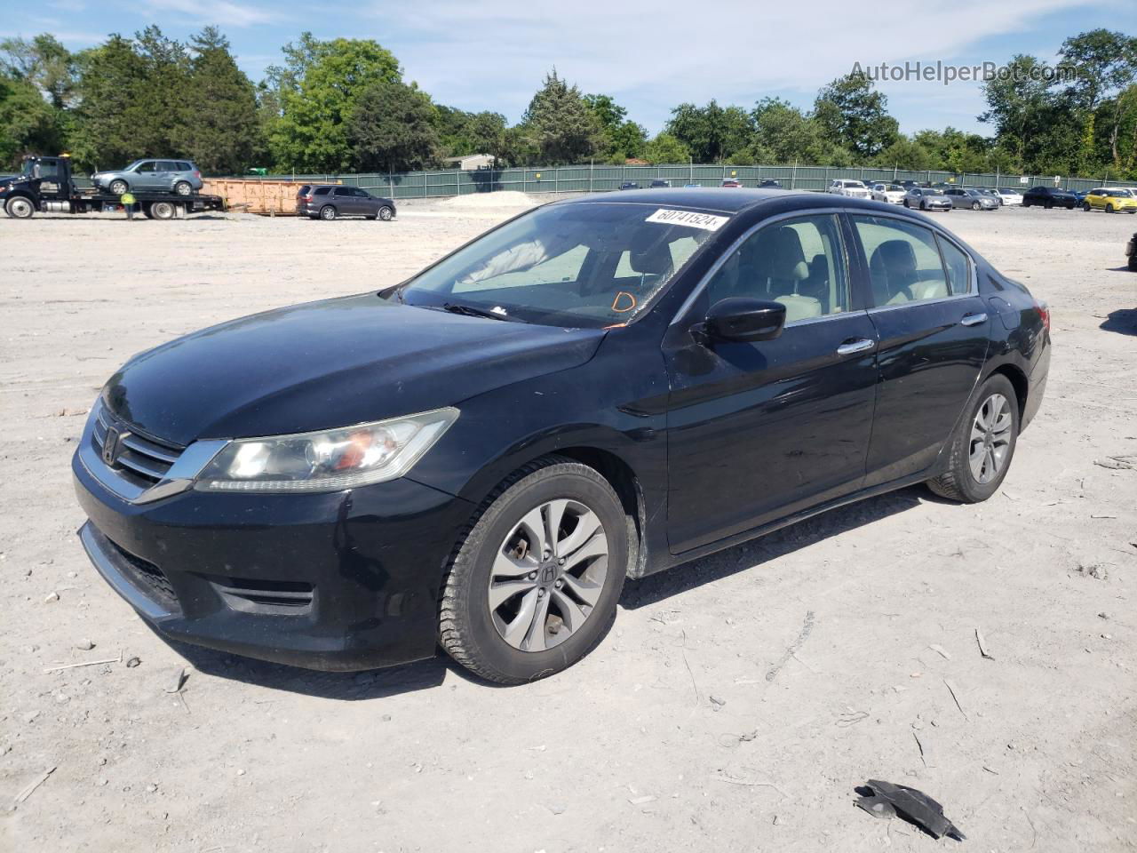 2015 Honda Accord Lx Черный vin: 1HGCR2F3XFA144983