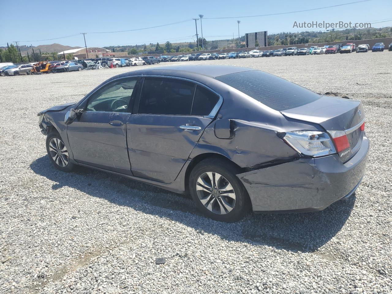 2015 Honda Accord Lx Gray vin: 1HGCR2F3XFA188269