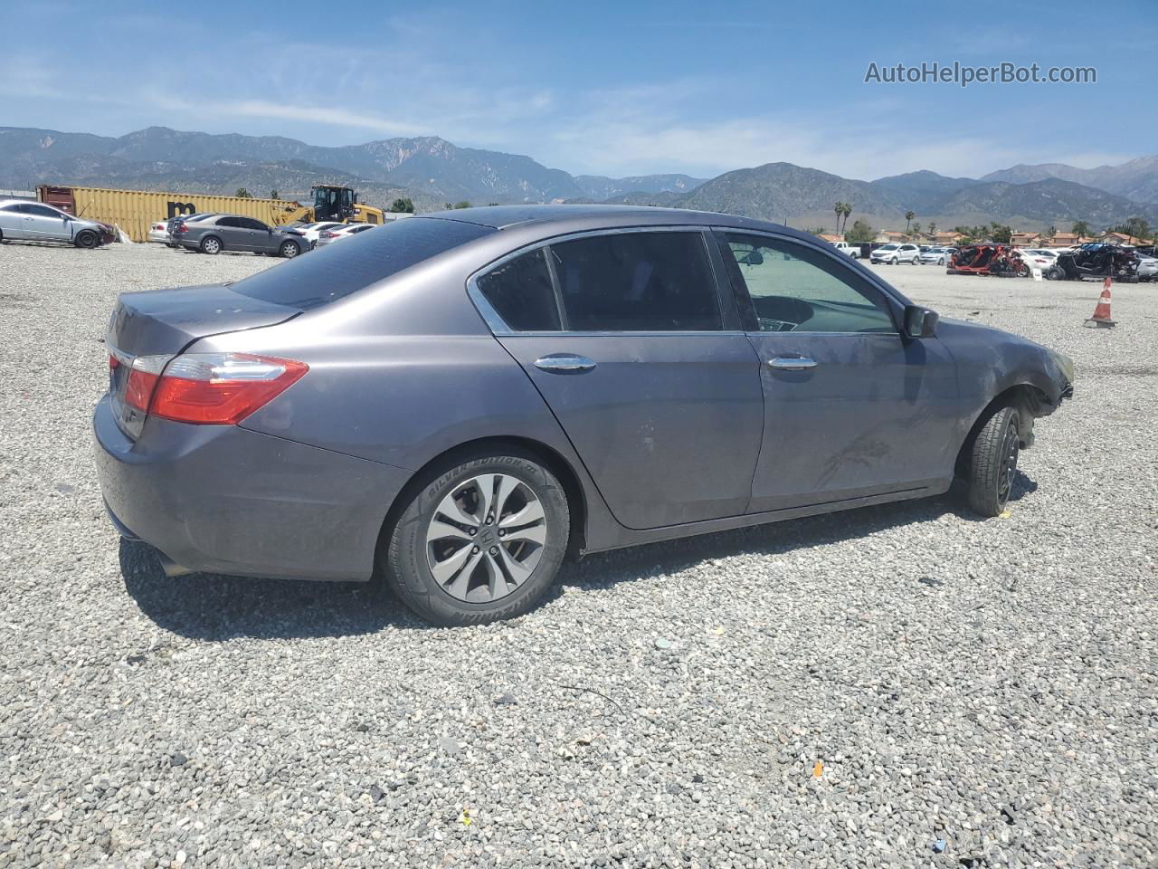 2015 Honda Accord Lx Gray vin: 1HGCR2F3XFA188269