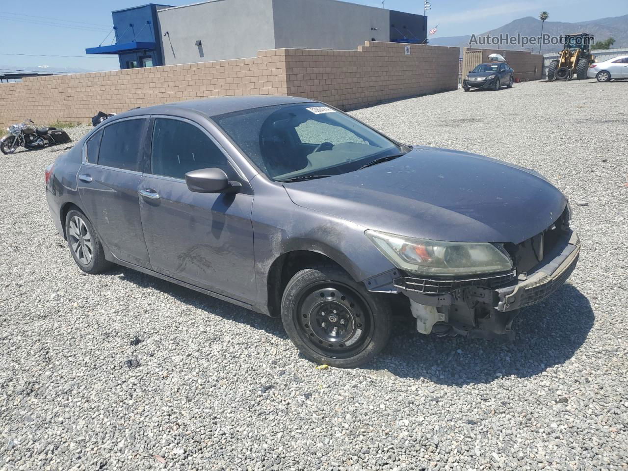 2015 Honda Accord Lx Gray vin: 1HGCR2F3XFA188269