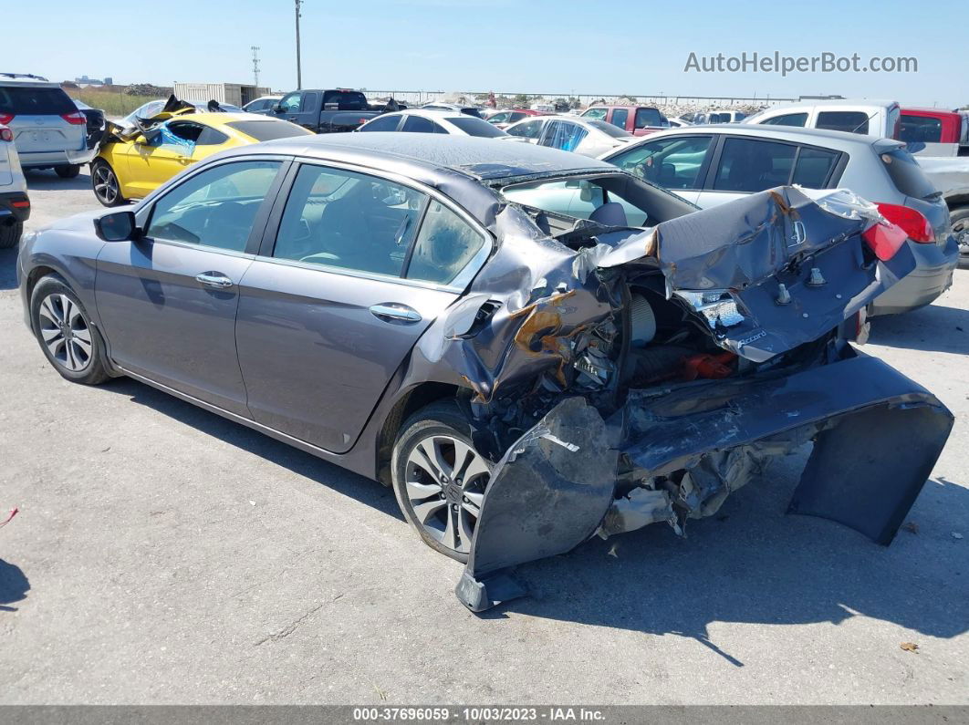 2015 Honda Accord Lx Gray vin: 1HGCR2F3XFA197344