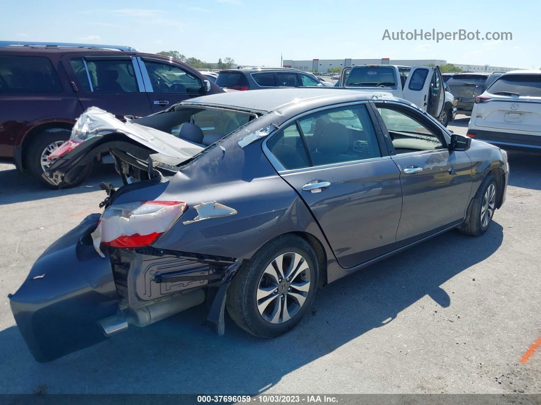 2015 Honda Accord Lx Gray vin: 1HGCR2F3XFA197344