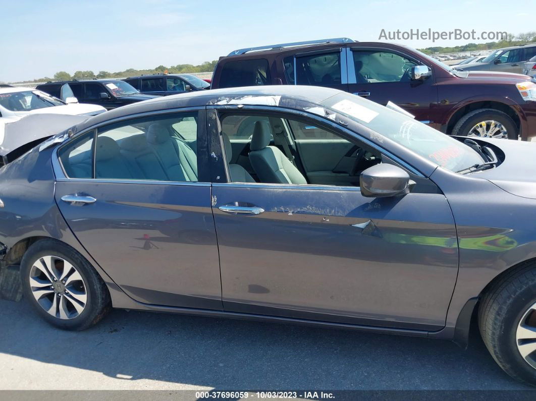 2015 Honda Accord Lx Gray vin: 1HGCR2F3XFA197344