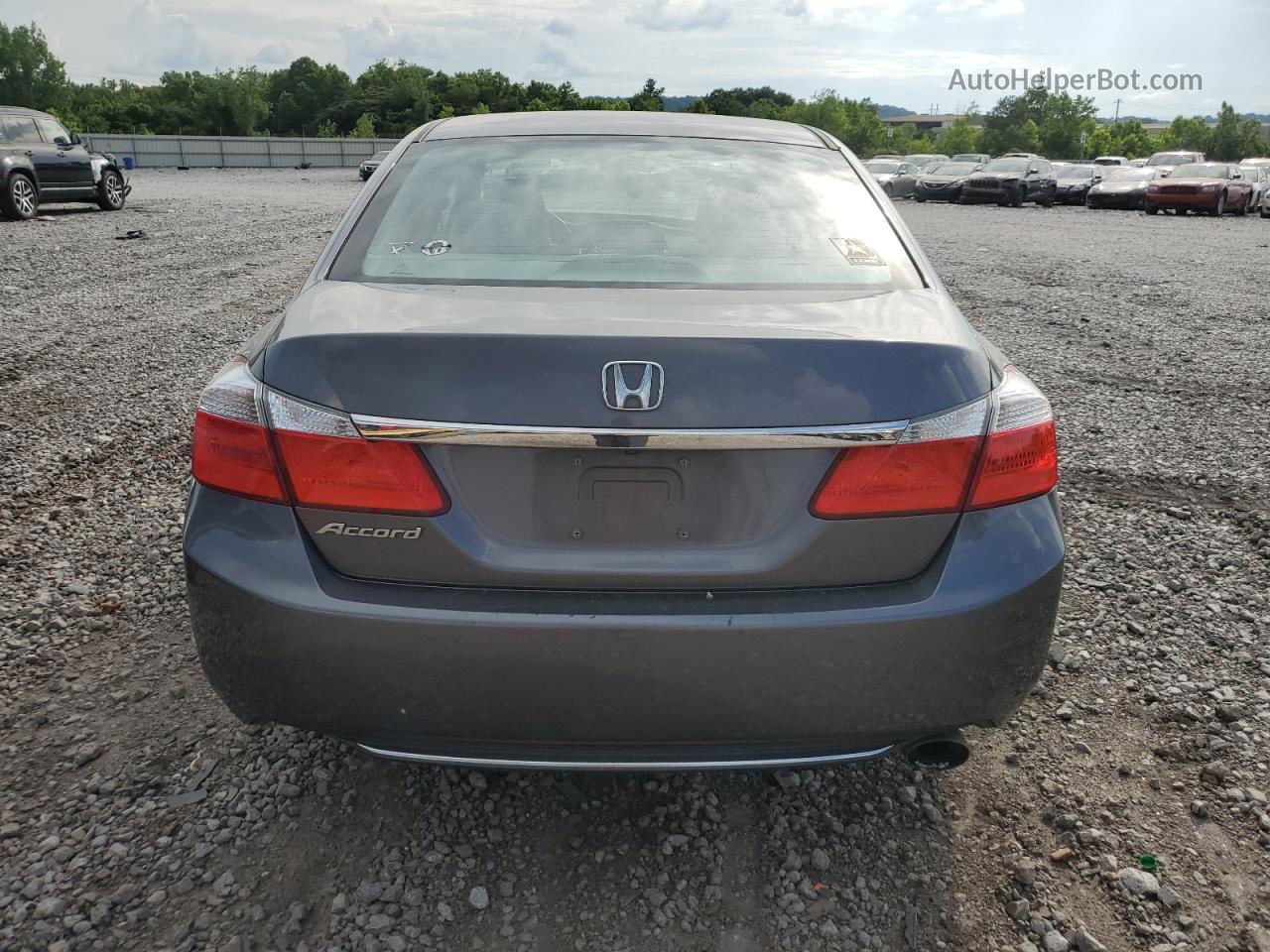 2015 Honda Accord Lx Gray vin: 1HGCR2F3XFA220542