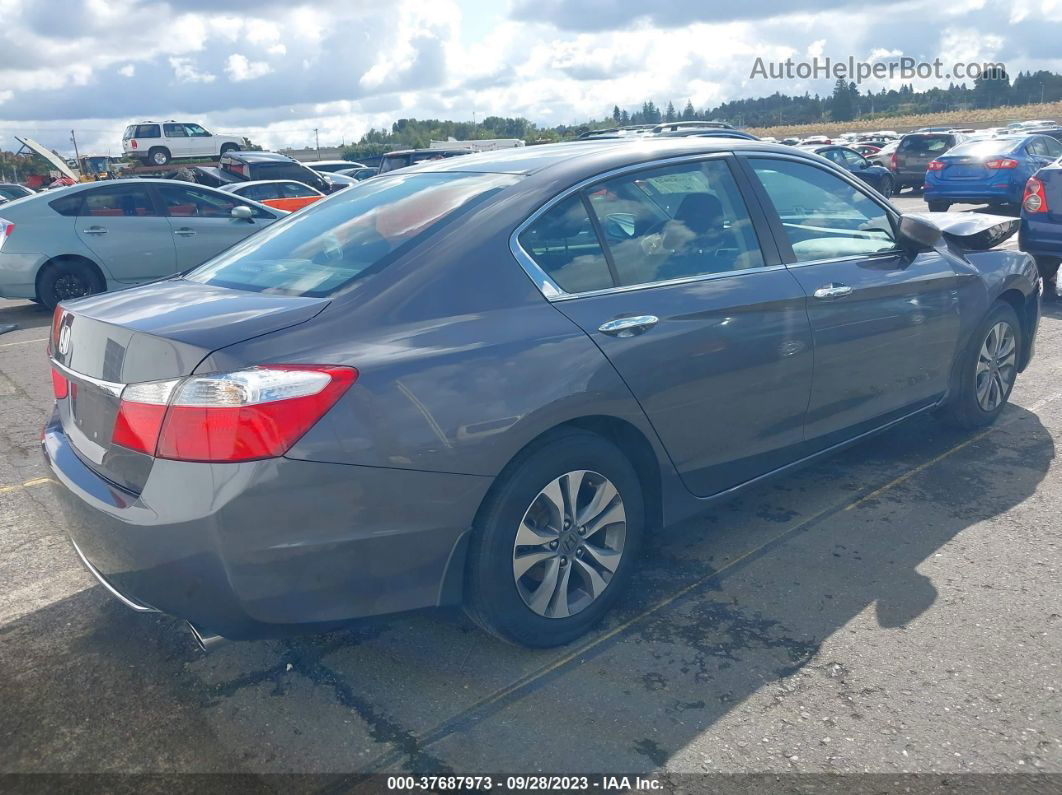 2015 Honda Accord Lx Gray vin: 1HGCR2F3XFA222985