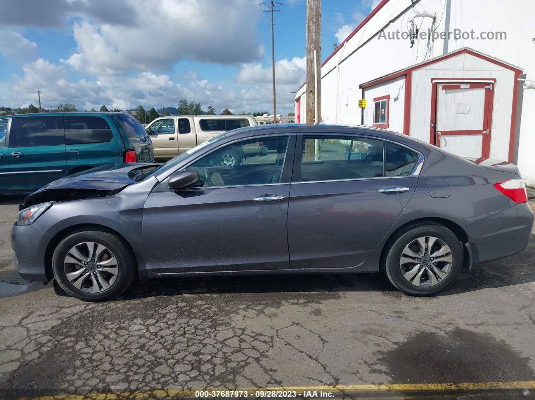 2015 Honda Accord Lx Gray vin: 1HGCR2F3XFA222985