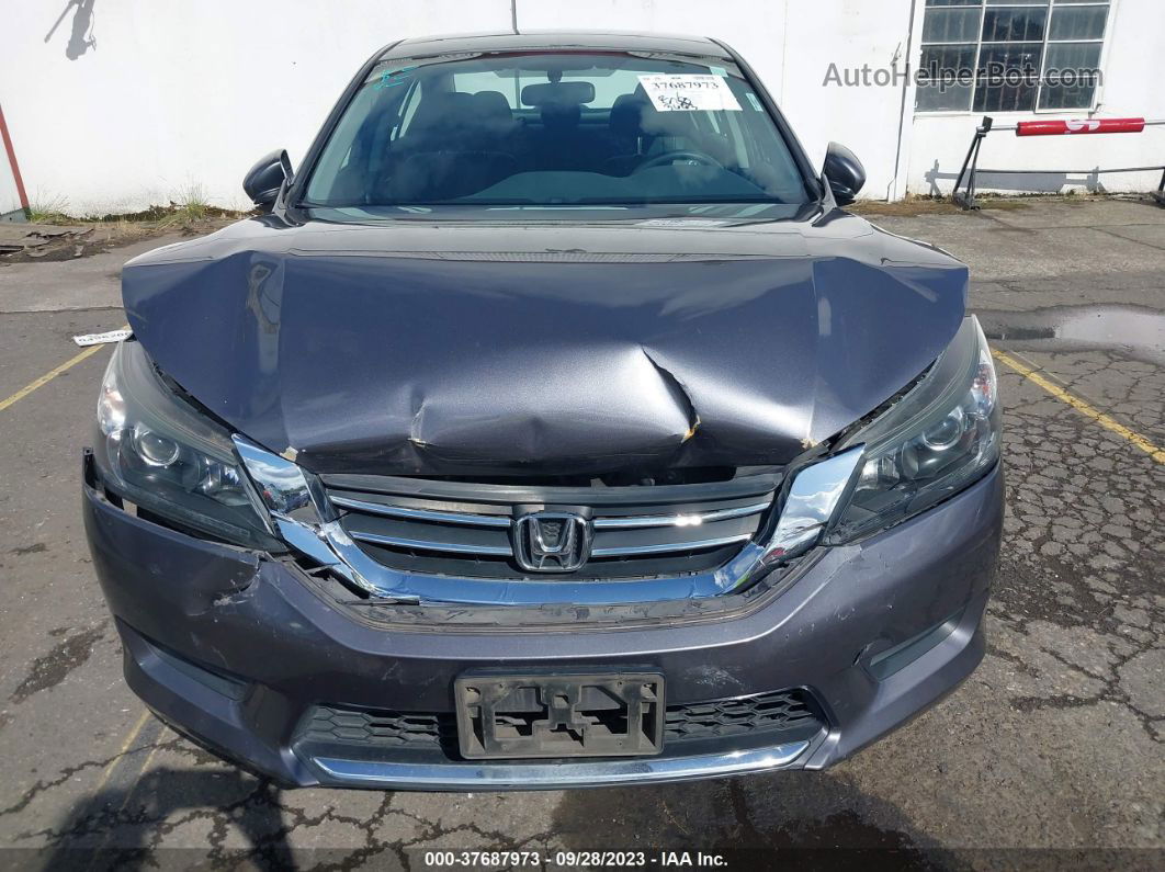 2015 Honda Accord Lx Gray vin: 1HGCR2F3XFA222985