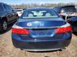 2015 Honda Accord Lx Blue vin: 1HGCR2F3XFA240645