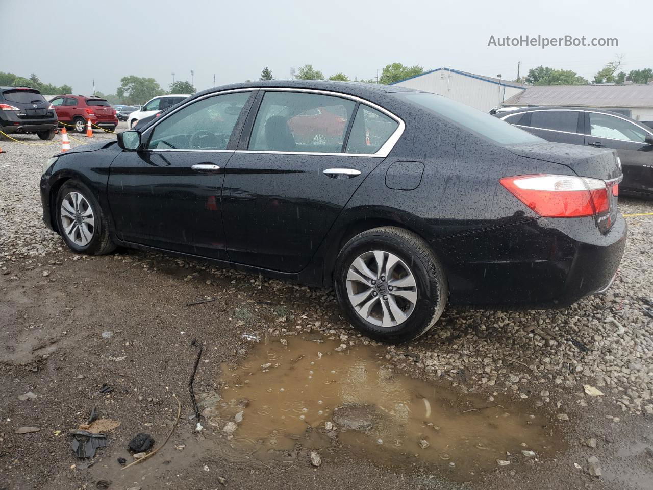 2015 Honda Accord Lx Black vin: 1HGCR2F3XFA255730