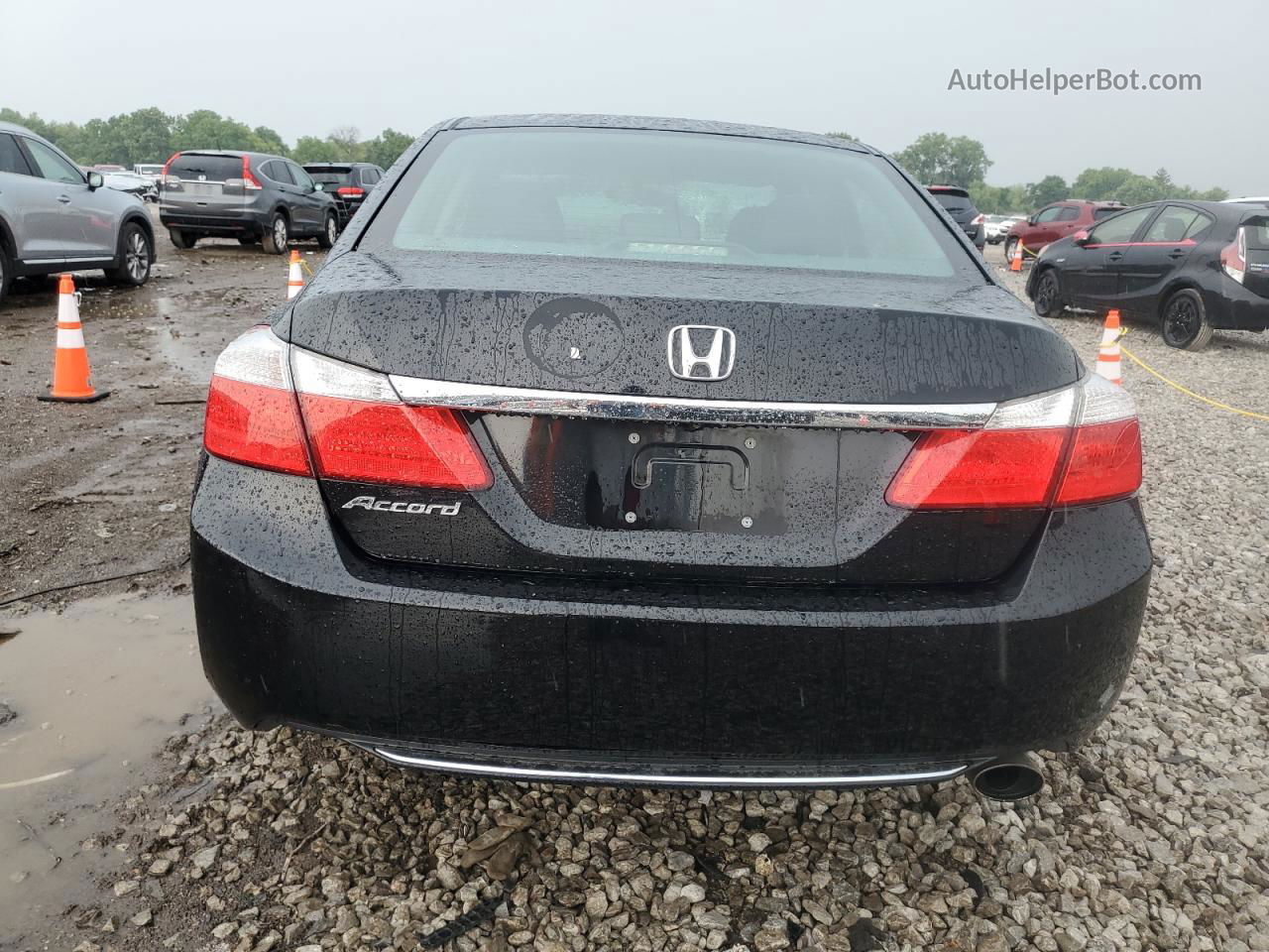 2015 Honda Accord Lx Black vin: 1HGCR2F3XFA255730