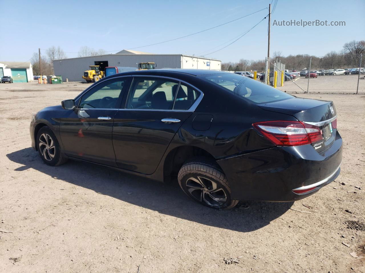 2016 Honda Accord Lx Black vin: 1HGCR2F3XGA217108