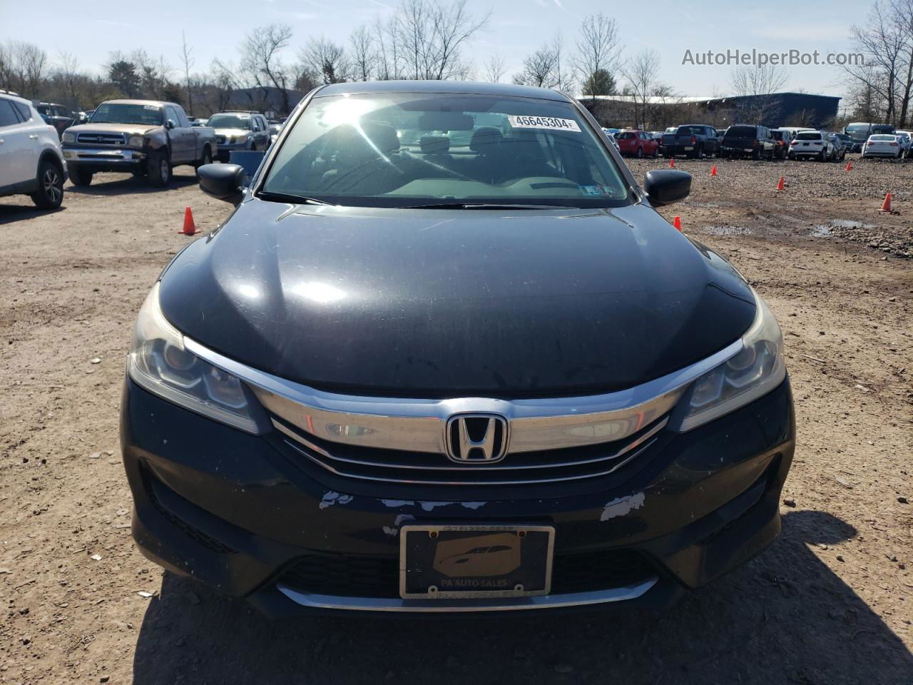 2016 Honda Accord Lx Черный vin: 1HGCR2F3XGA217108