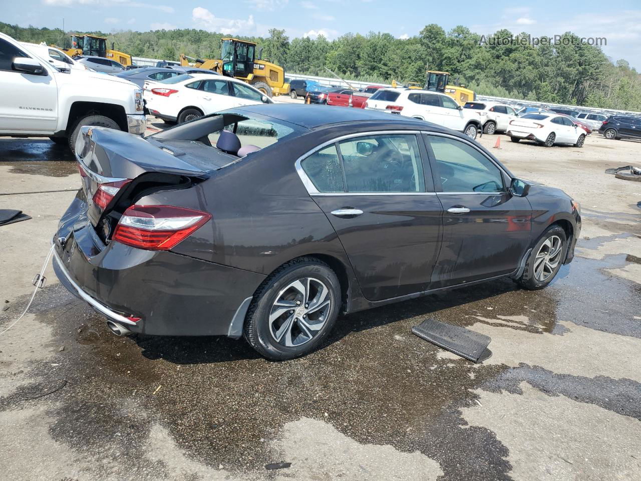 2016 Honda Accord Lx Brown vin: 1HGCR2F3XGA227900