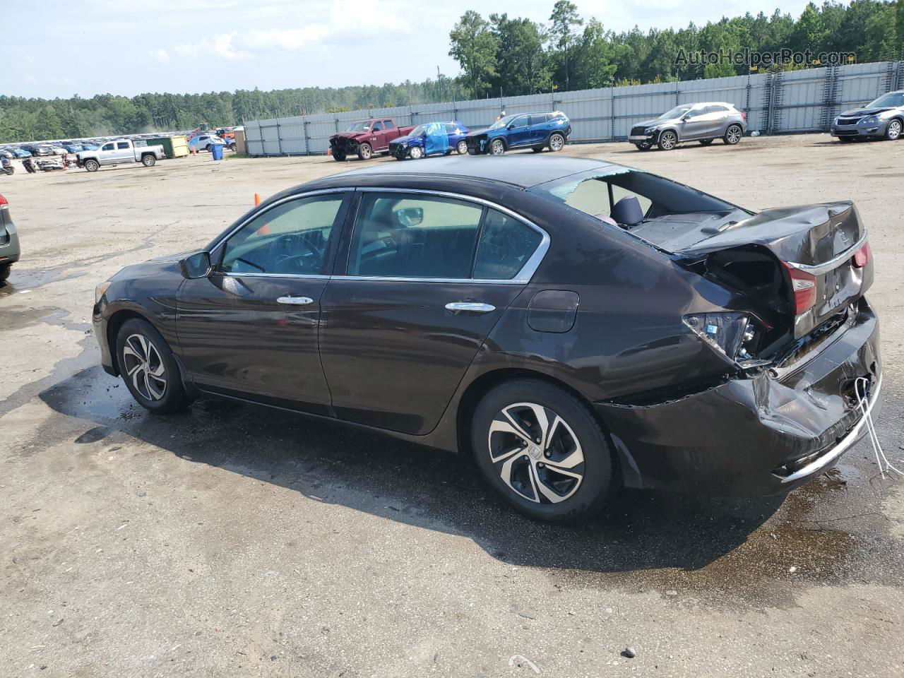 2016 Honda Accord Lx Brown vin: 1HGCR2F3XGA227900