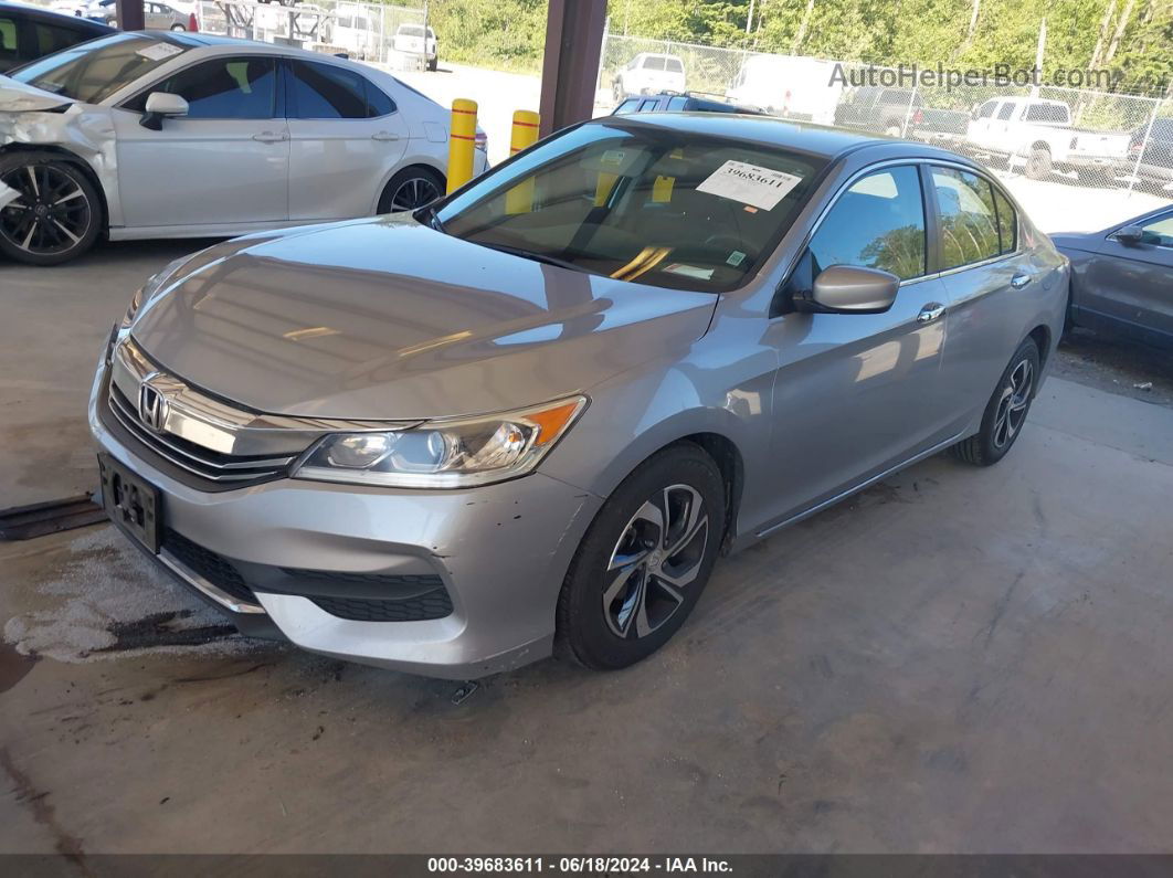 2016 Honda Accord Lx Silver vin: 1HGCR2F3XGA233034