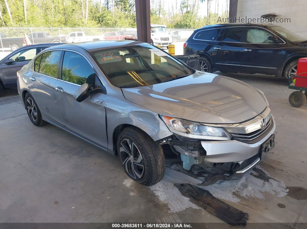 2016 Honda Accord Lx Silver vin: 1HGCR2F3XGA233034