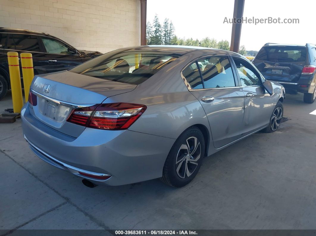 2016 Honda Accord Lx Серебряный vin: 1HGCR2F3XGA233034