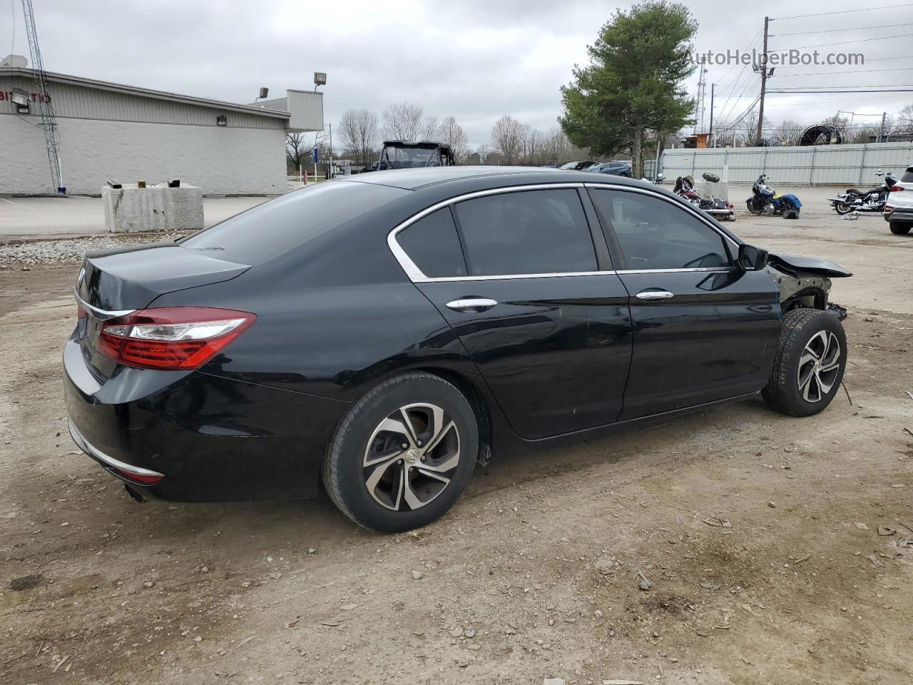 2016 Honda Accord Lx Black vin: 1HGCR2F3XGA247967