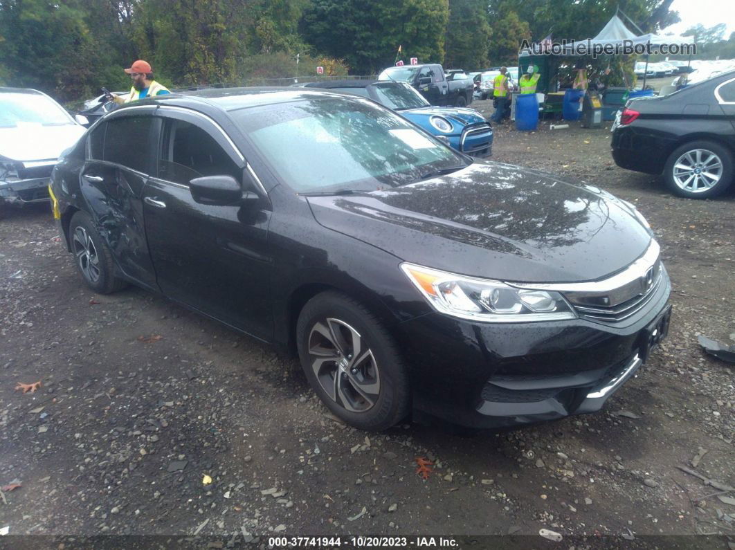 2017 Honda Accord Sedan Lx Black vin: 1HGCR2F3XHA000935