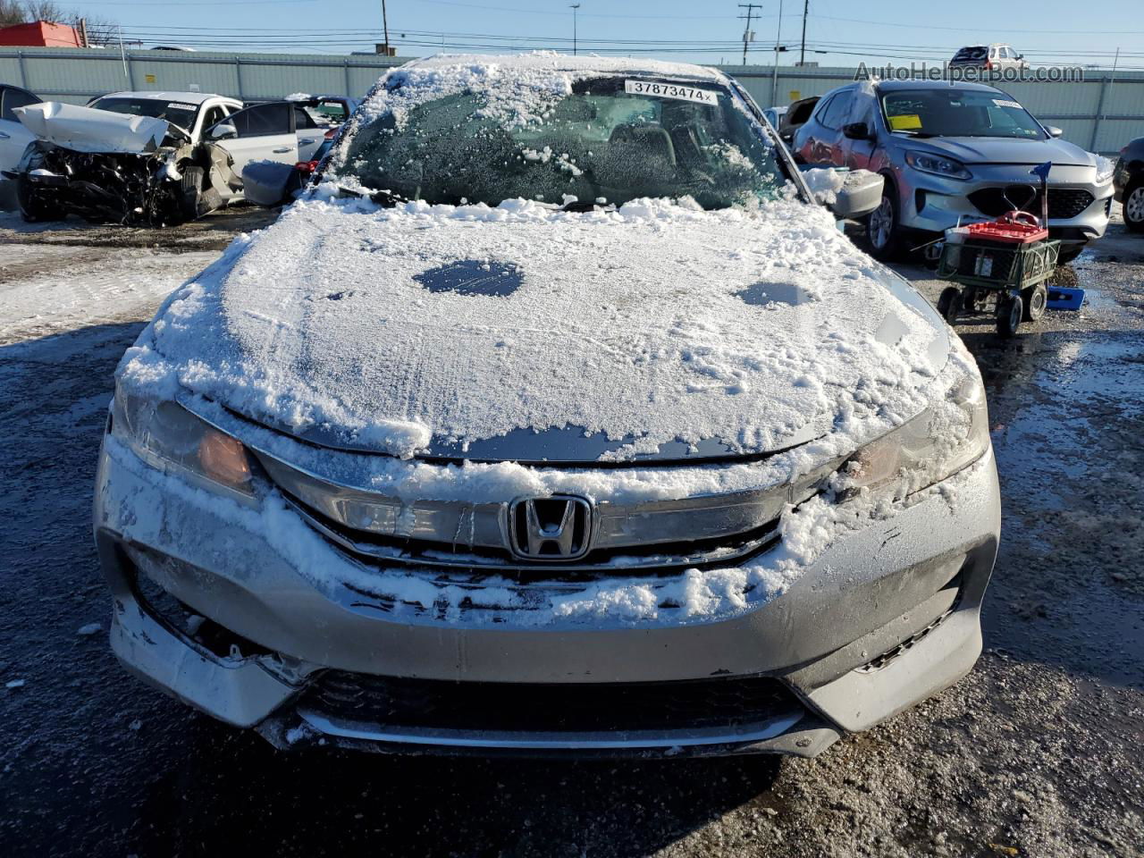 2017 Honda Accord Lx Silver vin: 1HGCR2F3XHA066045