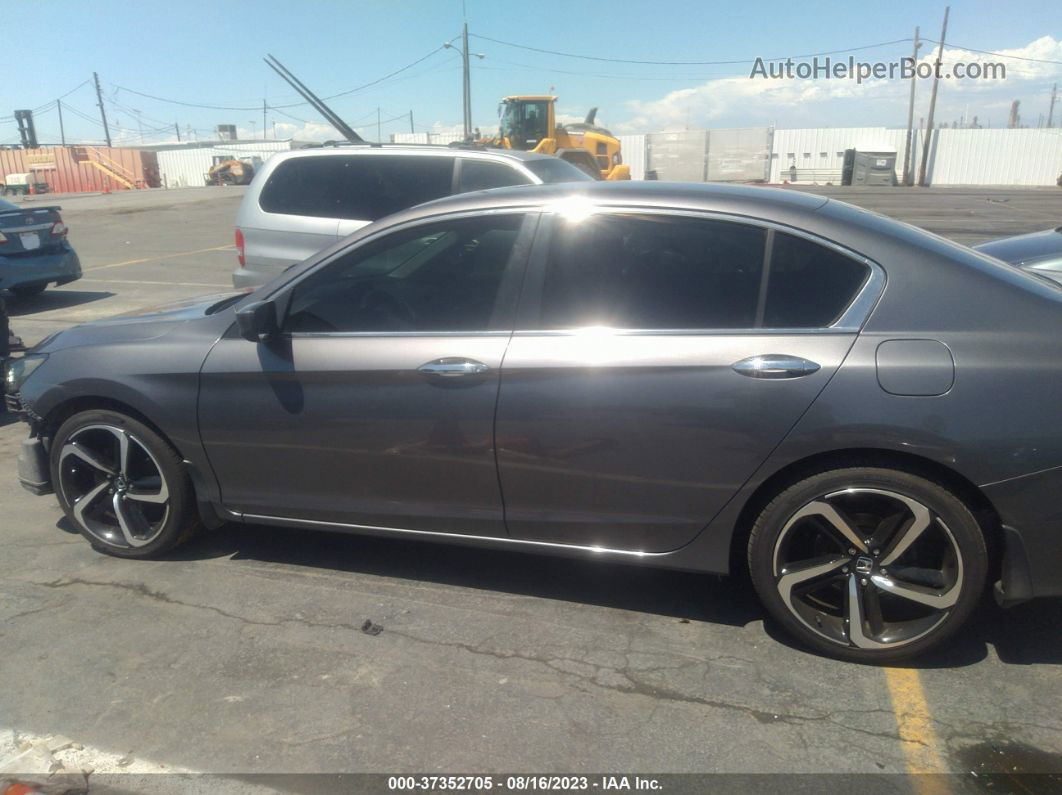 2017 Honda Accord Lx Gray vin: 1HGCR2F3XHA082343