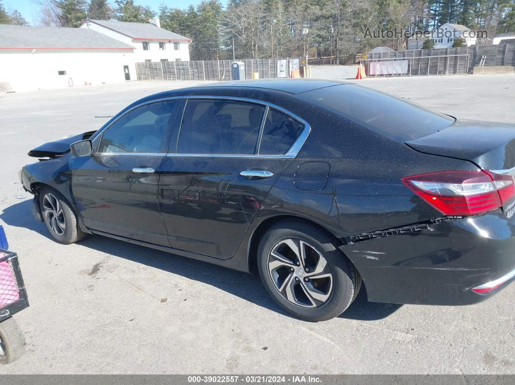 2017 Honda Accord Lx Black vin: 1HGCR2F3XHA088806