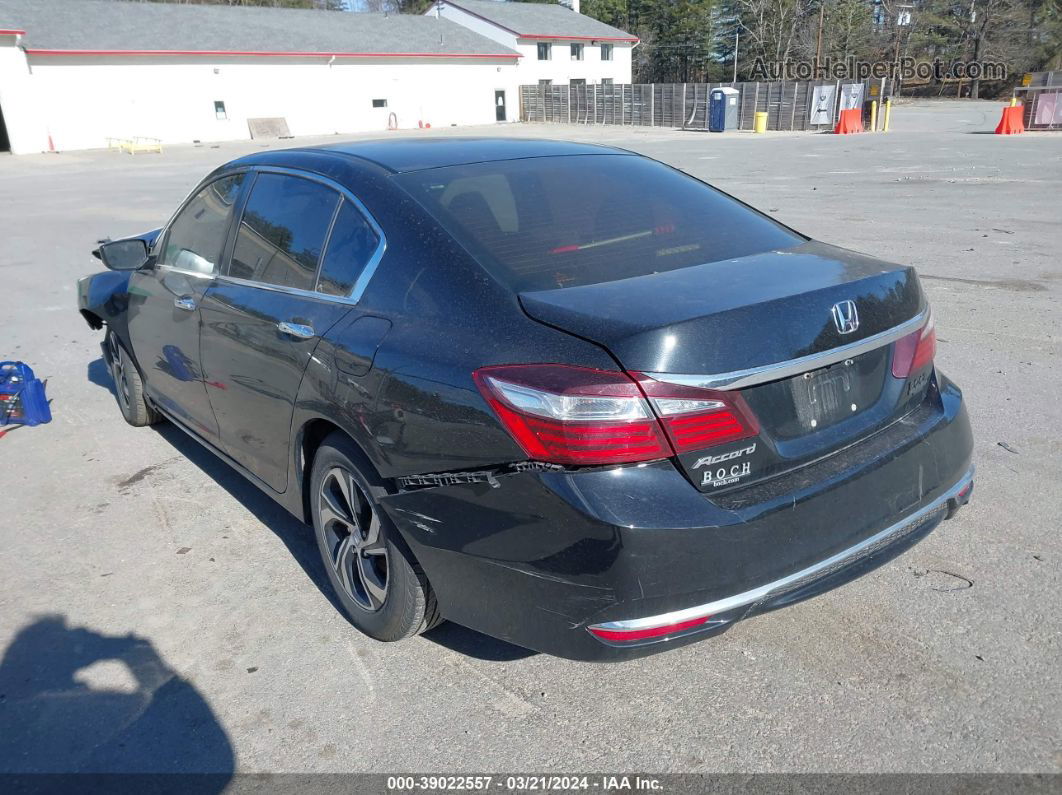 2017 Honda Accord Lx Black vin: 1HGCR2F3XHA088806