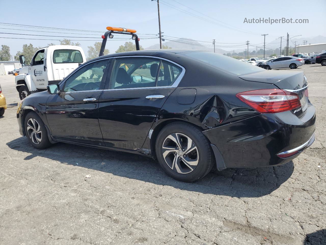 2017 Honda Accord Lx Black vin: 1HGCR2F3XHA121139