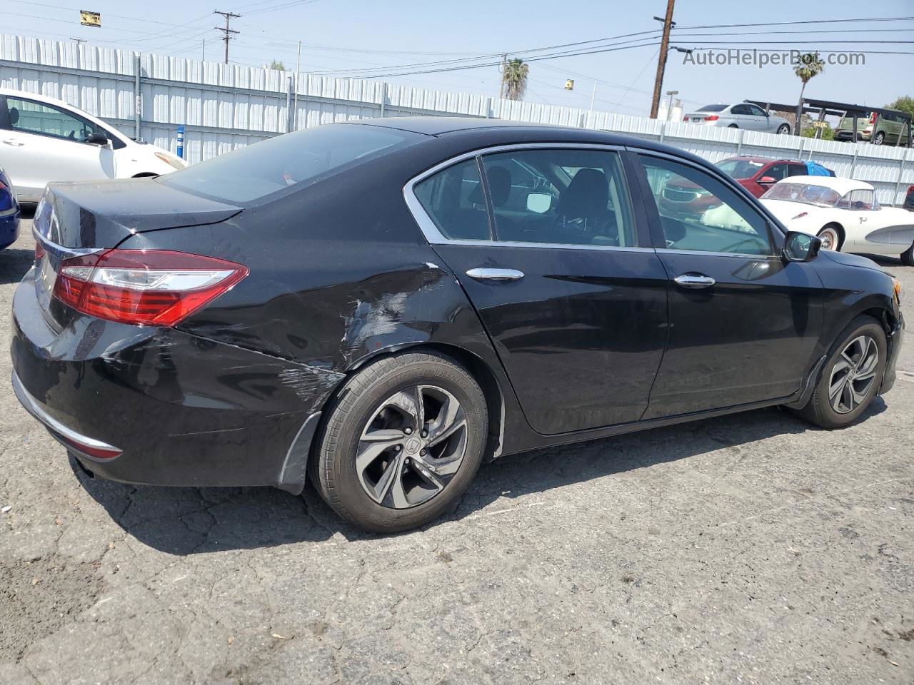 2017 Honda Accord Lx Black vin: 1HGCR2F3XHA121139