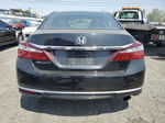 2017 Honda Accord Lx Black vin: 1HGCR2F3XHA121139