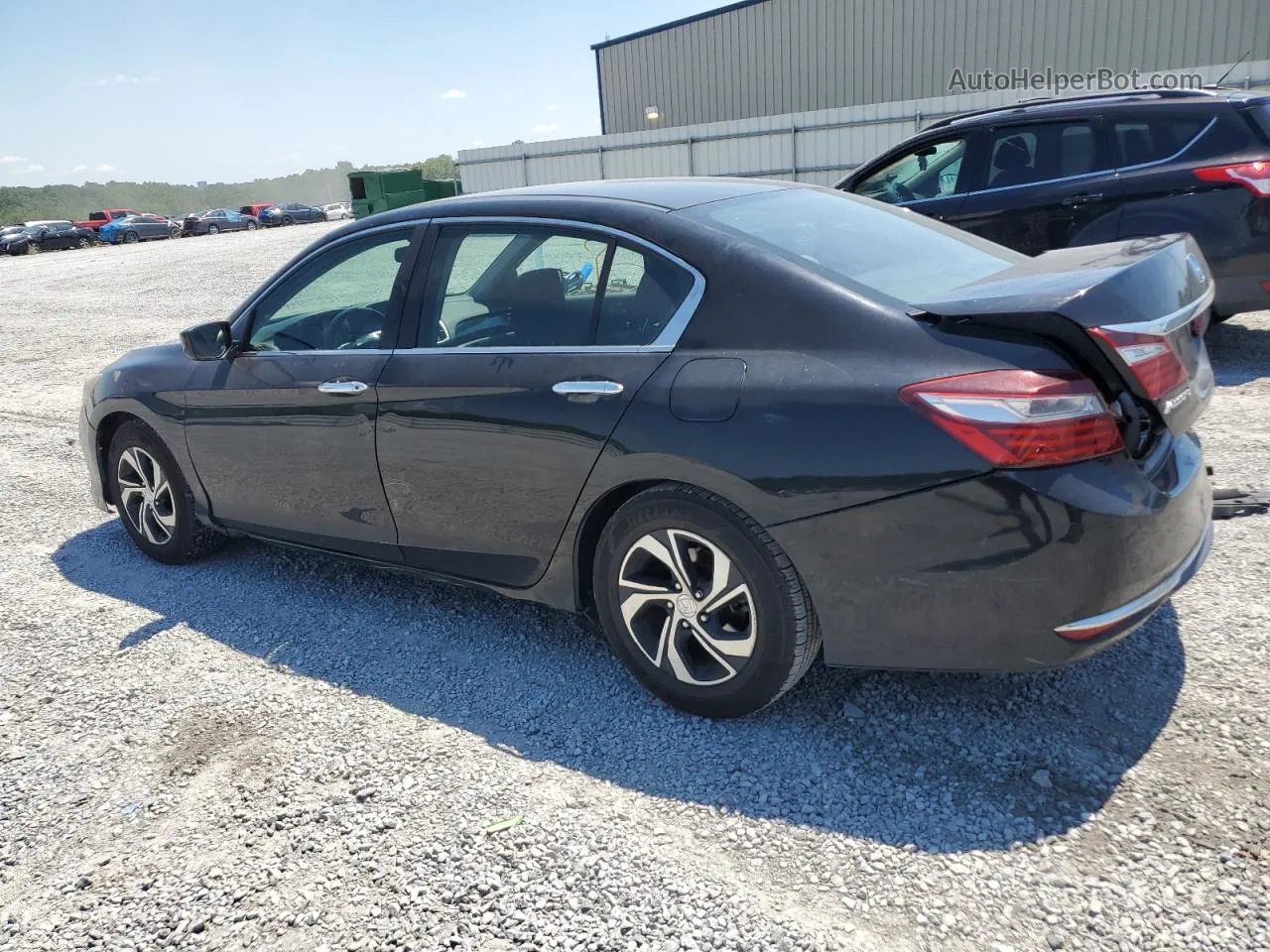 2017 Honda Accord Lx Black vin: 1HGCR2F3XHA122579