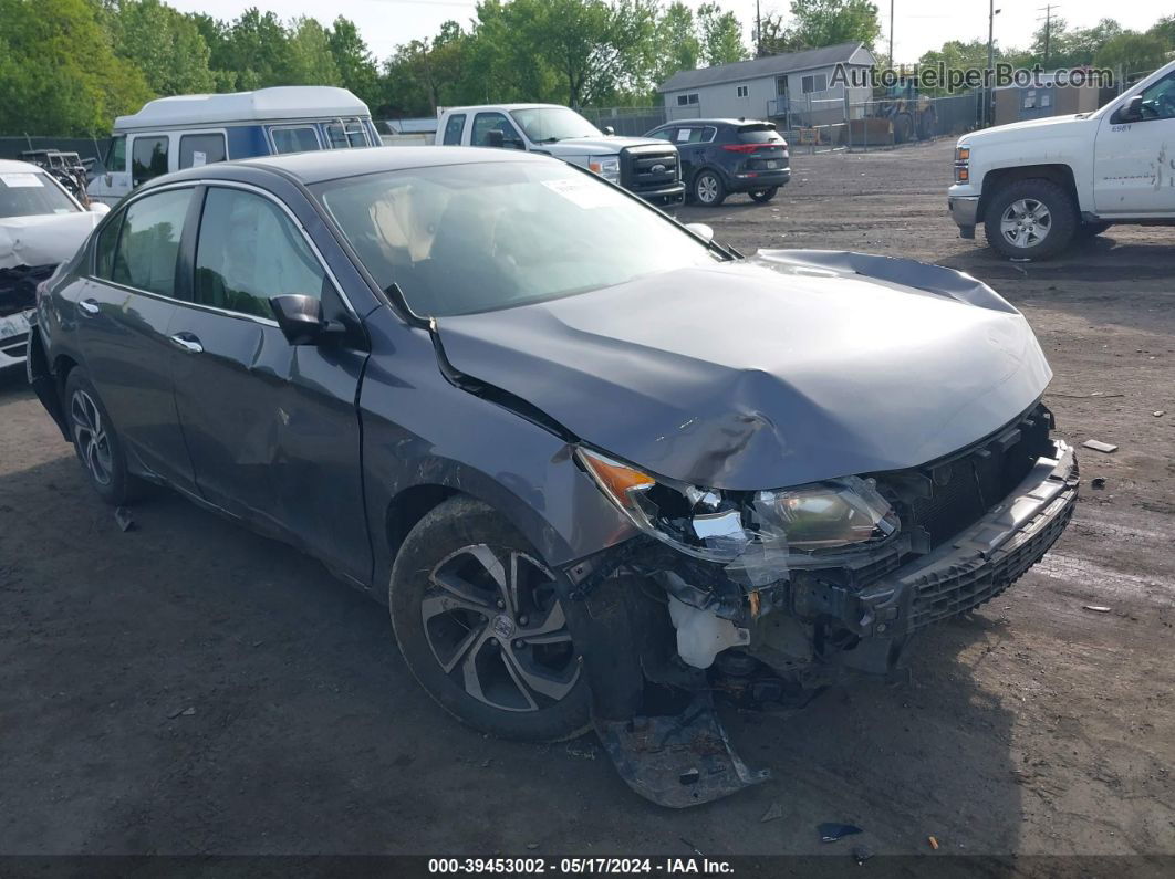 2017 Honda Accord Lx Gray vin: 1HGCR2F3XHA133257