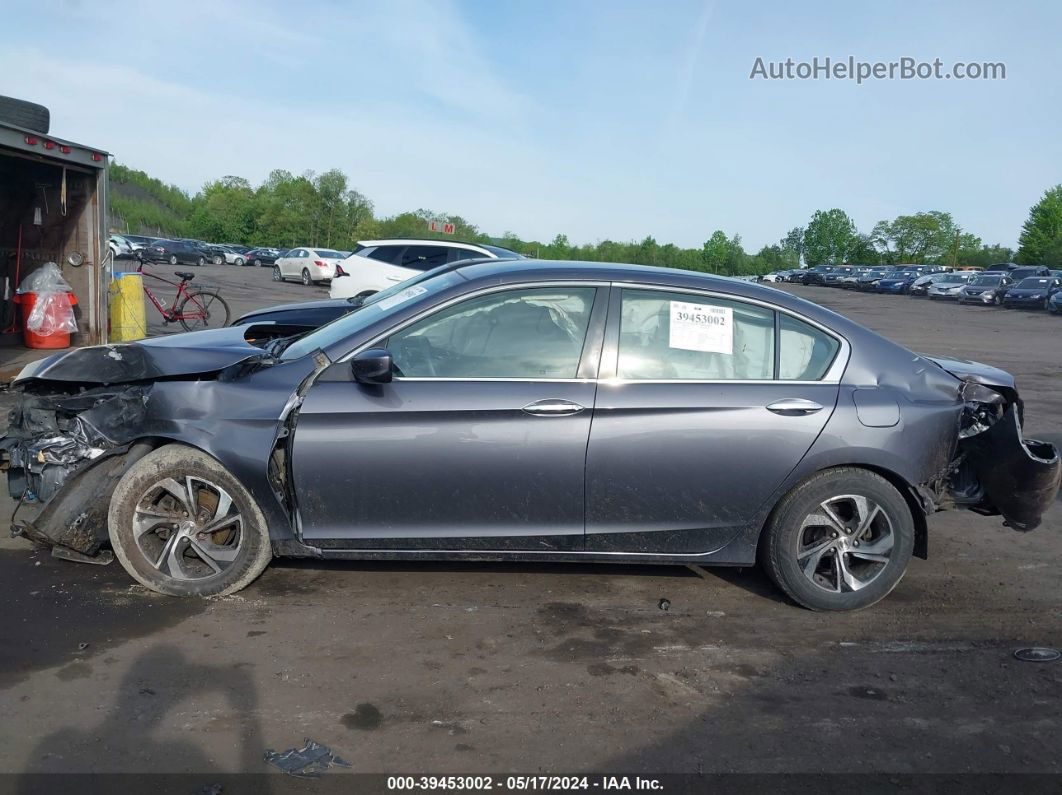 2017 Honda Accord Lx Gray vin: 1HGCR2F3XHA133257