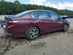 2017 Honda Accord Lx Burgundy vin: 1HGCR2F3XHA153170