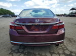 2017 Honda Accord Lx Бордовый vin: 1HGCR2F3XHA153170