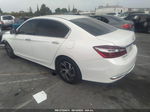 2017 Honda Accord Sedan Lx White vin: 1HGCR2F3XHA181132