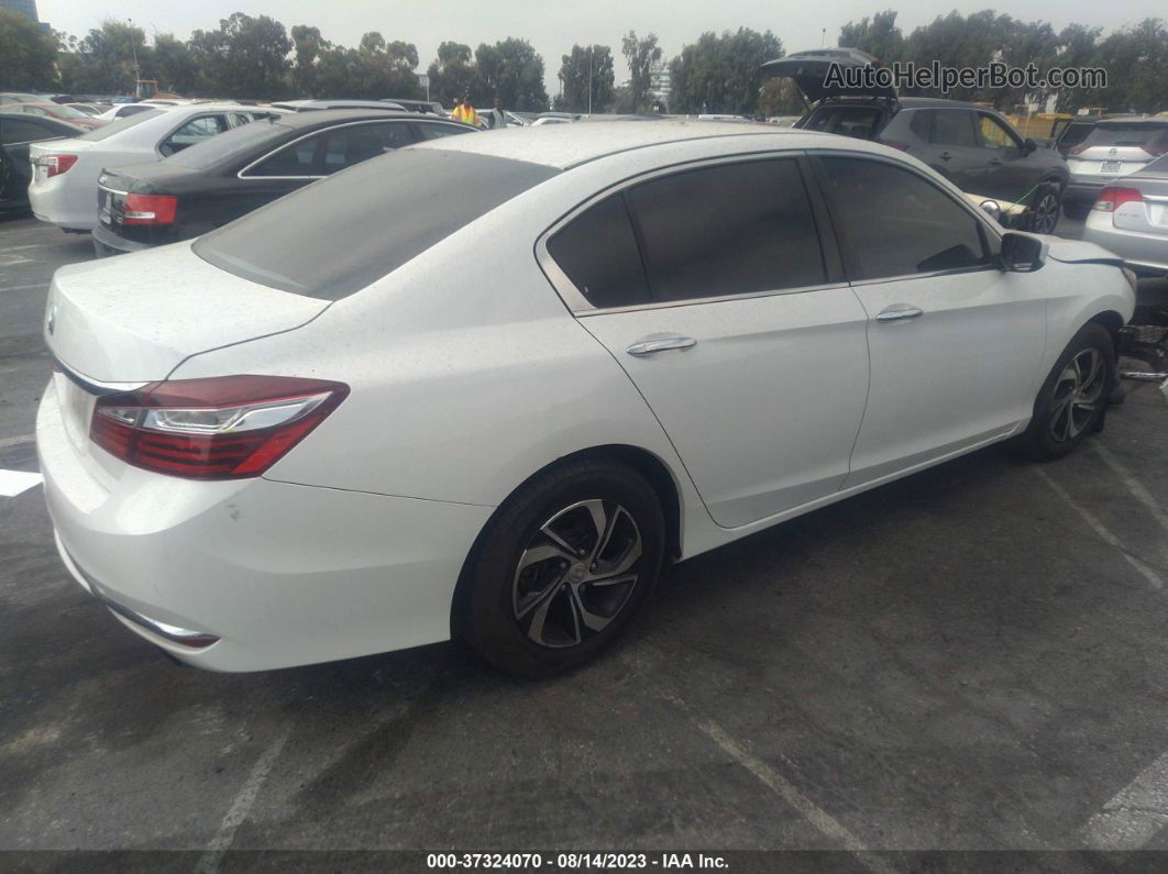 2017 Honda Accord Sedan Lx White vin: 1HGCR2F3XHA181132