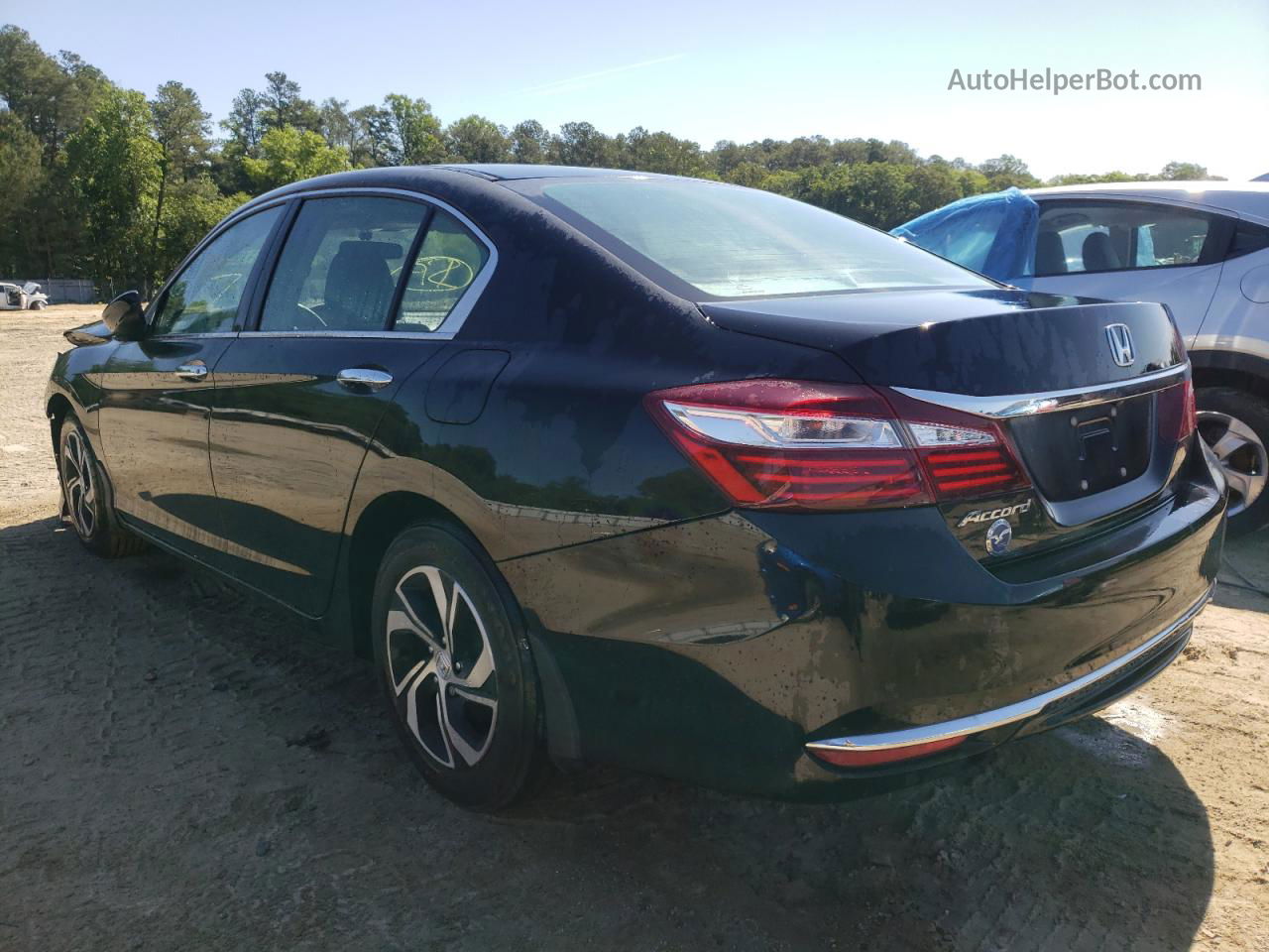 2017 Honda Accord Lx Black vin: 1HGCR2F3XHA215246