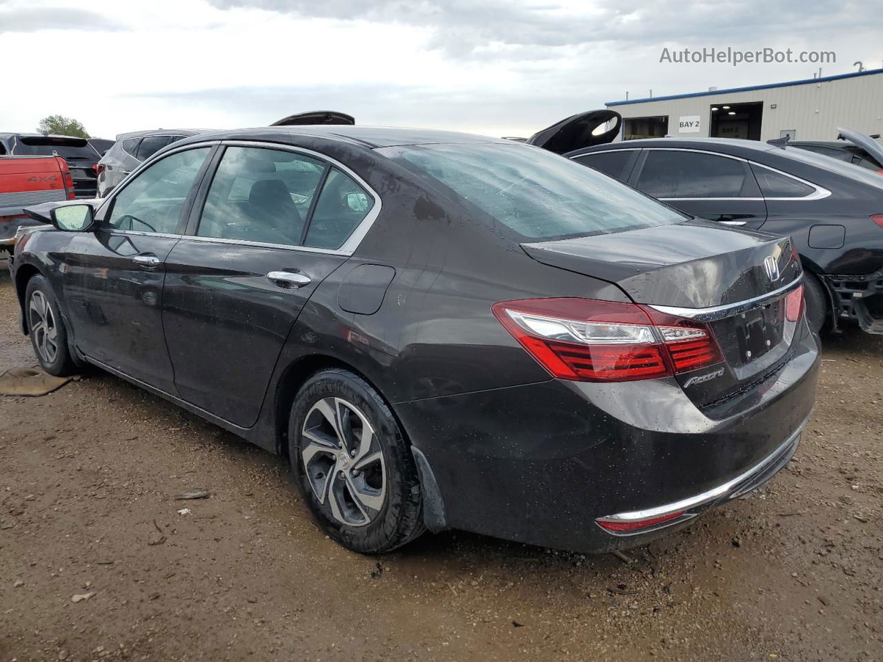 2017 Honda Accord Lx Black vin: 1HGCR2F3XHA226103