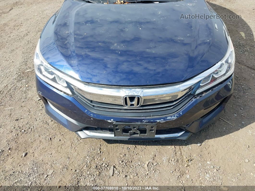 2017 Honda Accord Lx Blue vin: 1HGCR2F3XHA249445