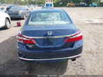 2017 Honda Accord Lx Blue vin: 1HGCR2F3XHA249445