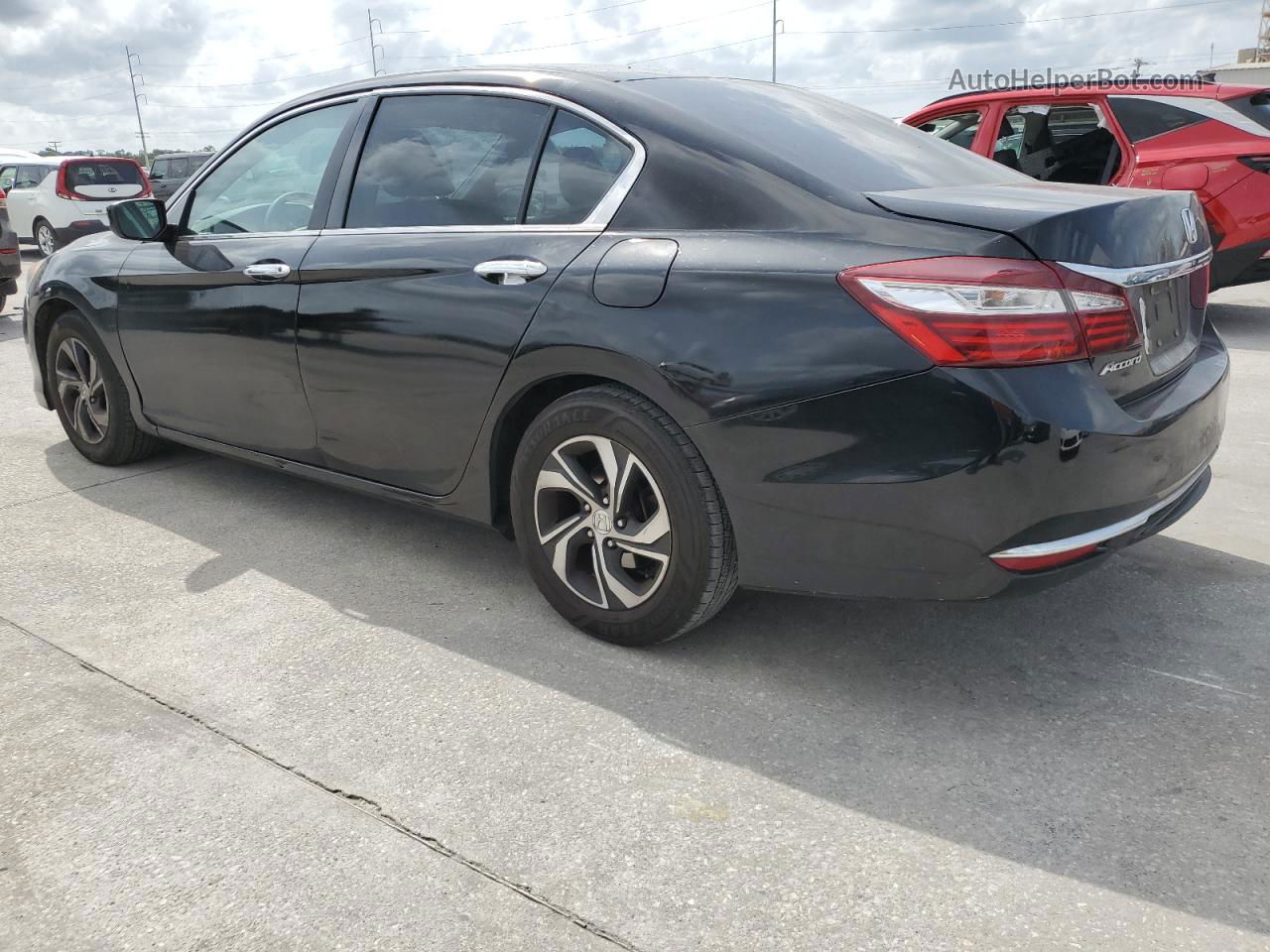 2017 Honda Accord Lx Черный vin: 1HGCR2F3XHA255603