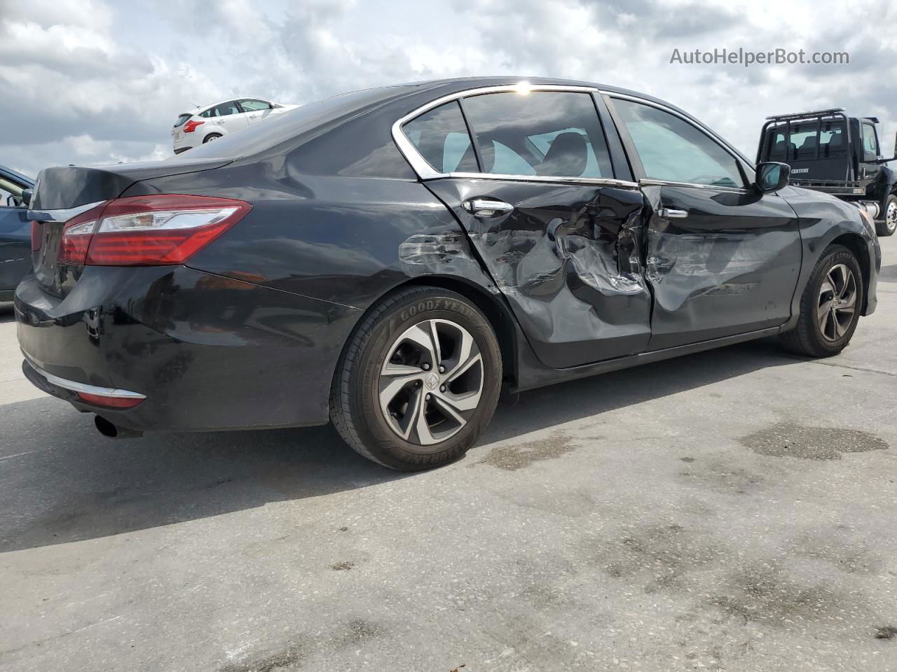 2017 Honda Accord Lx Черный vin: 1HGCR2F3XHA255603