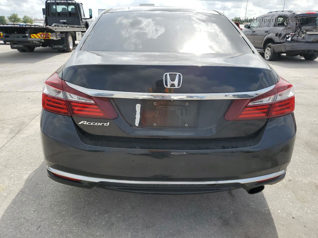 2017 Honda Accord Lx Черный vin: 1HGCR2F3XHA255603