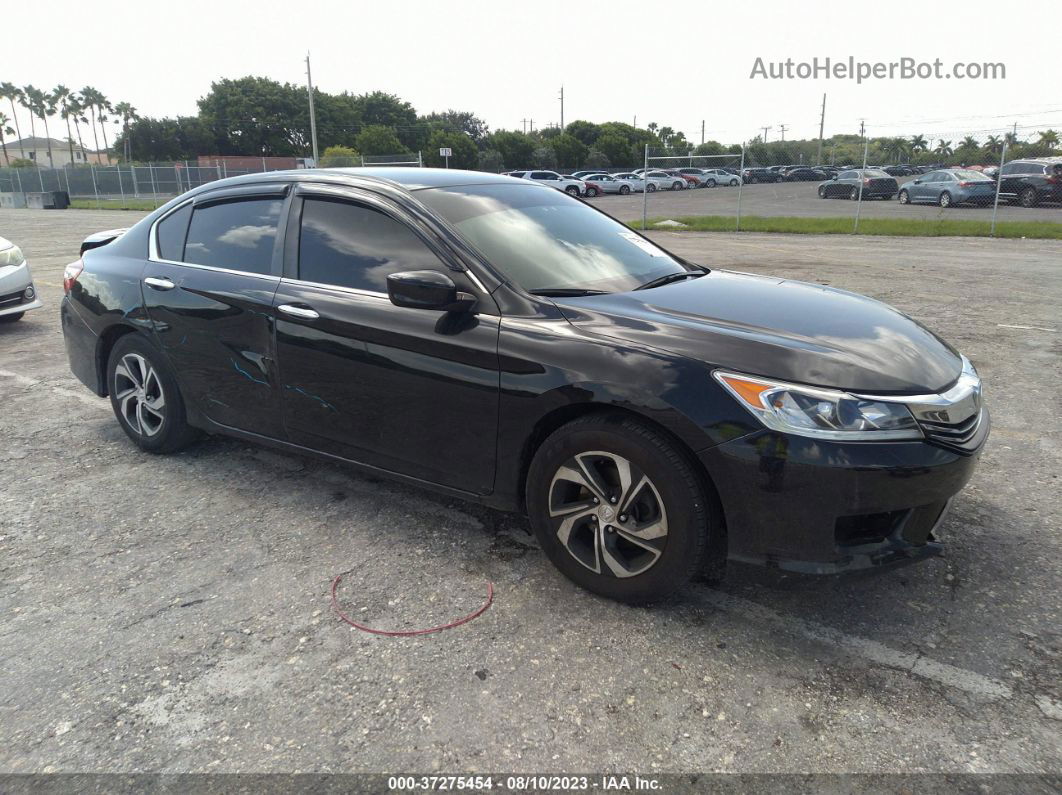 2017 Honda Accord Sedan Lx Black vin: 1HGCR2F3XHA259067