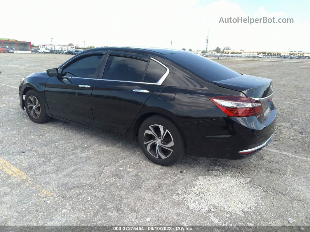 2017 Honda Accord Sedan Lx Black vin: 1HGCR2F3XHA259067