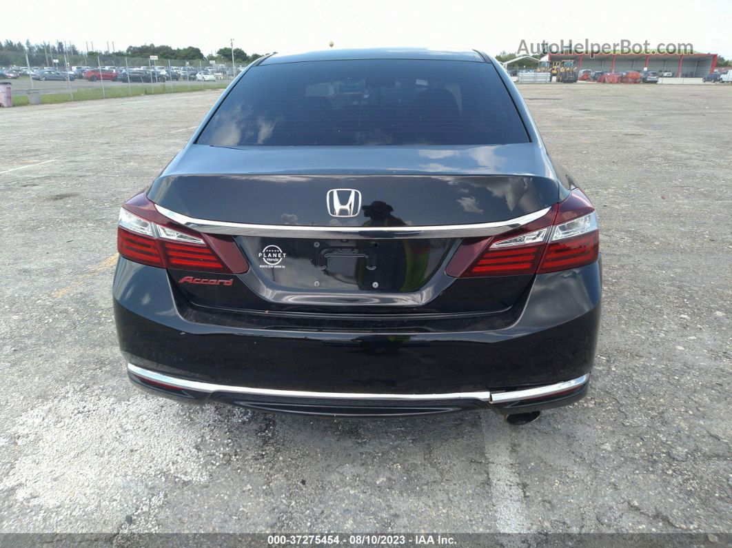 2017 Honda Accord Sedan Lx Black vin: 1HGCR2F3XHA259067